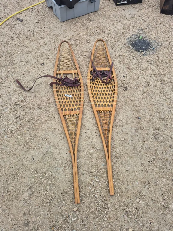 Vintage snowshoes.
