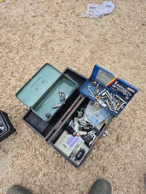 Toolboxes and contents.