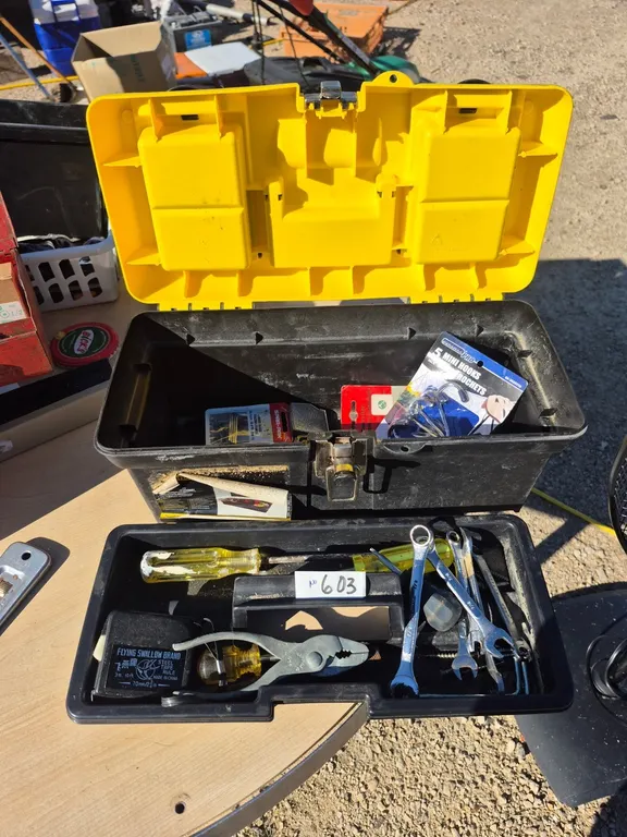 Toolbox and contents