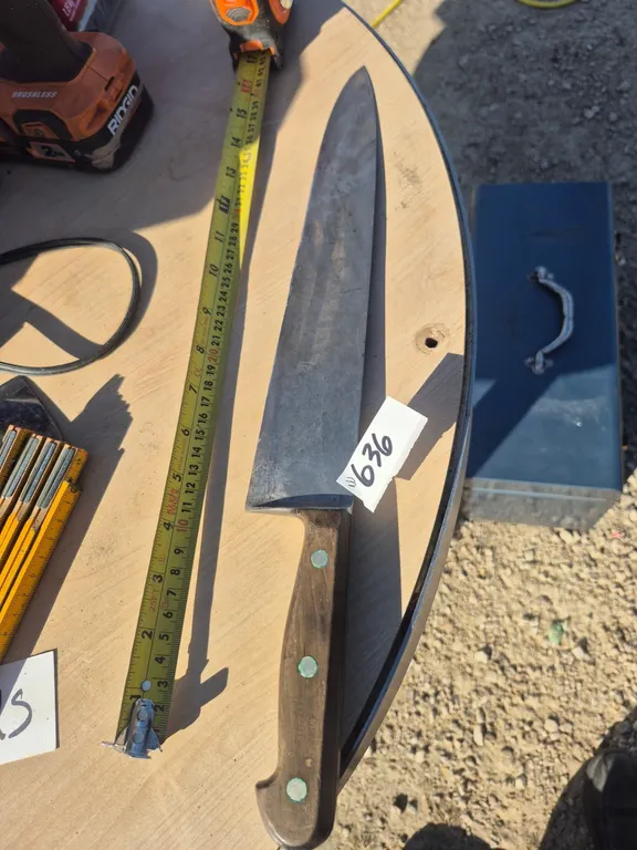Vintage butcher knife