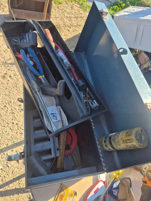 Toolbox and contents.