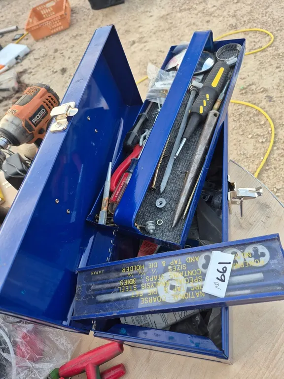 Toolbox and contents.