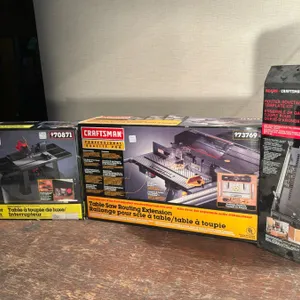 Rout Like a Pro - 3 New Craftsman Router Accessories, Router Table, Saw Extension, Dovetail Template