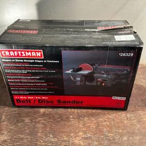 Craftsman 4 x 36 in. Belt and 6 in. Disc Sander, Model 137.283290, New in Box with Manual