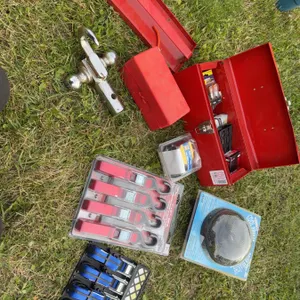 Red Toolboxes, Trailer Hitch, Ratchet Straps, Auto Accessories