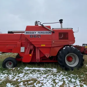 MF 860 Combine, no pick-up or header, or chopper, not running, SN.