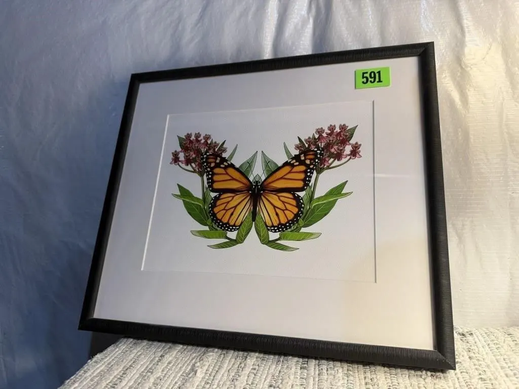 Monarch butterfly artwork