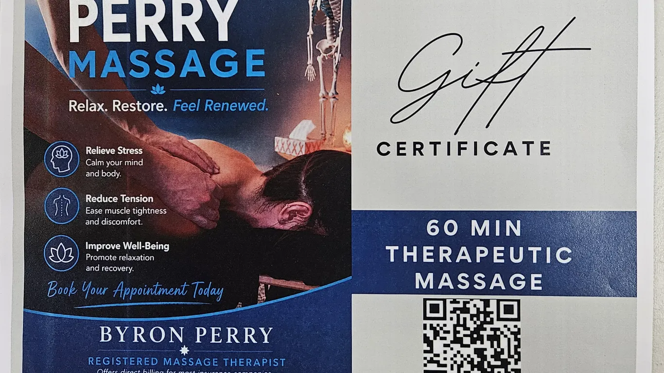 60 Minute Massage Gift Certificate