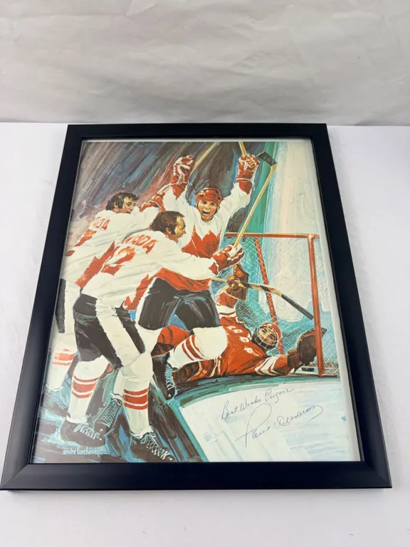 Art Print Autographed by Paul Henderson