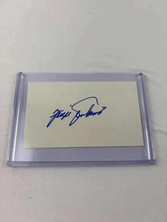 Fergie Jenkins Autographed Index Card