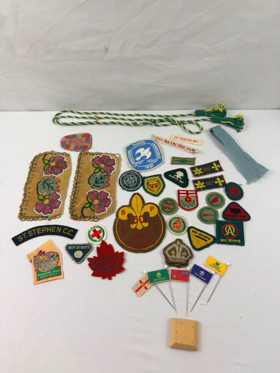 Collection of Patches Including Boy Scouts