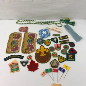 Collection of Patches Including Boy Scouts