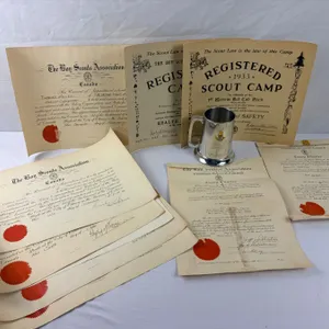 Boy Scouts Association Certificates