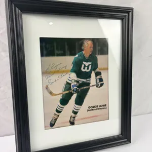 Gordie Howe (Hartford Whalers) Autograph