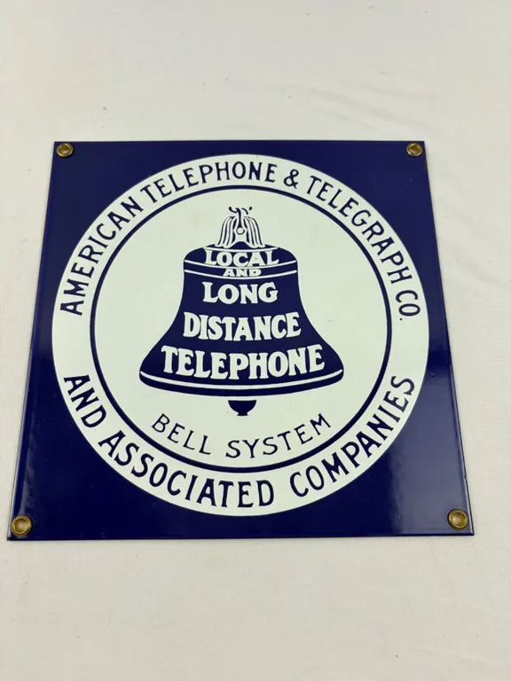 American Telephone Metal Sign
