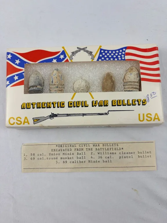 Authentic Civil War Bullets
