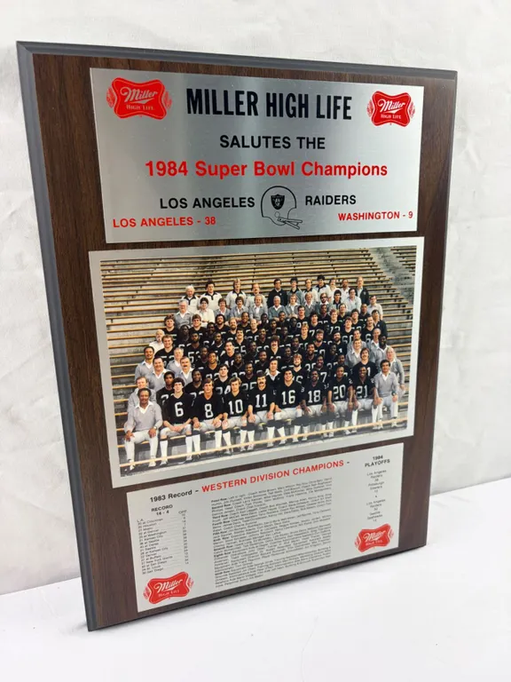 Miller High Life - 1984 Super Bowl Champions