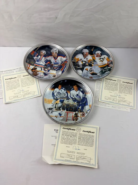 "Great Moments In Hockey" Collectors Plates