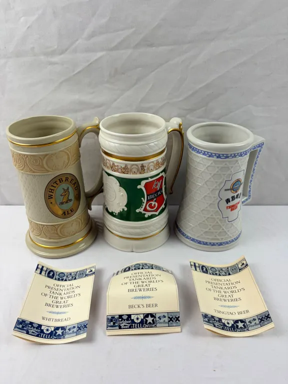 Tankards Of The World's Greatest Breweries