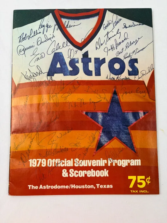 Autographed Astros Magazine