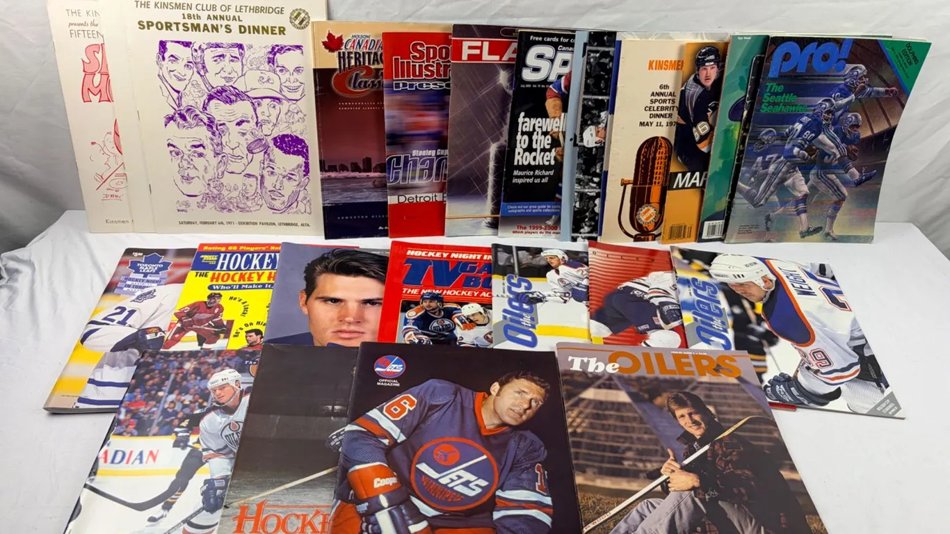 Collection of Sports Magazines & Programs