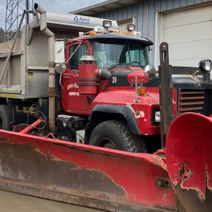2001 Mack RD688S Stainless Steel Dump Truck w/ Plow & Wing