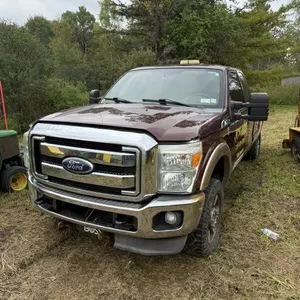 2011 Ford F250 Super Duty Extended Cab Pickup Truck with Plow