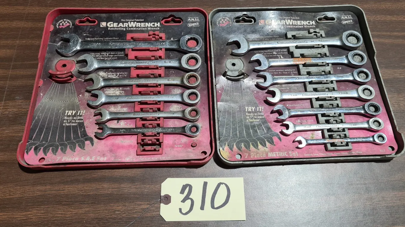 GearWrench Ratcheting Wrench Set