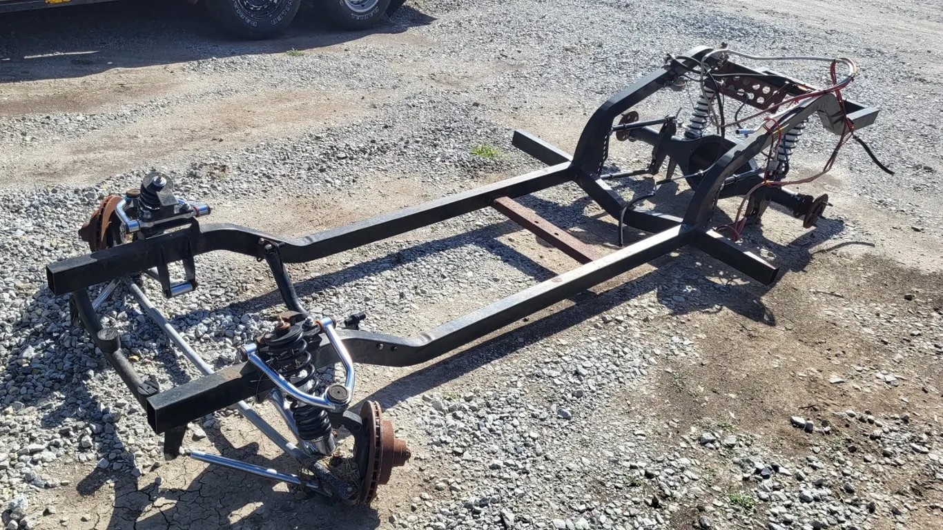 Automotive Frame with Suspension