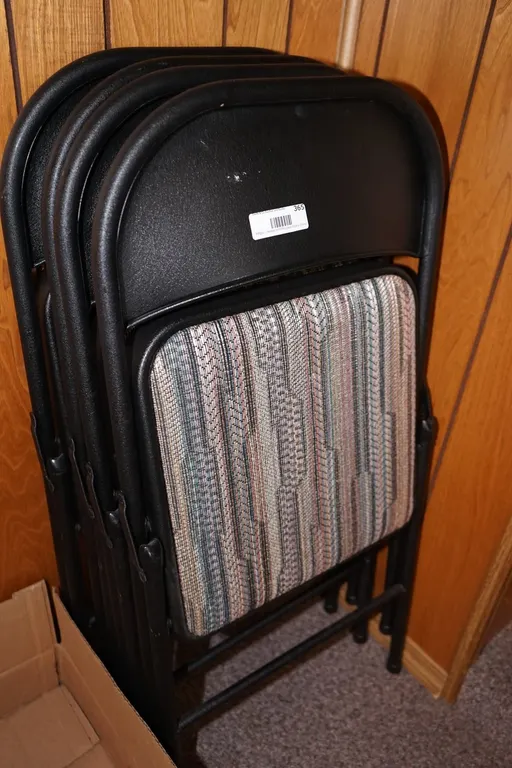 4 Something with Padded Seat Folding Chairs