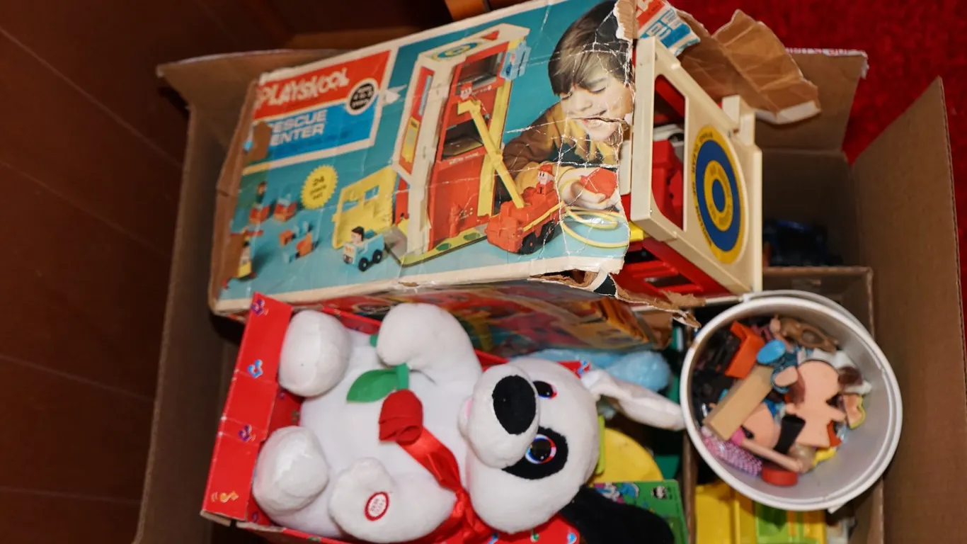 Box of Kids Toys