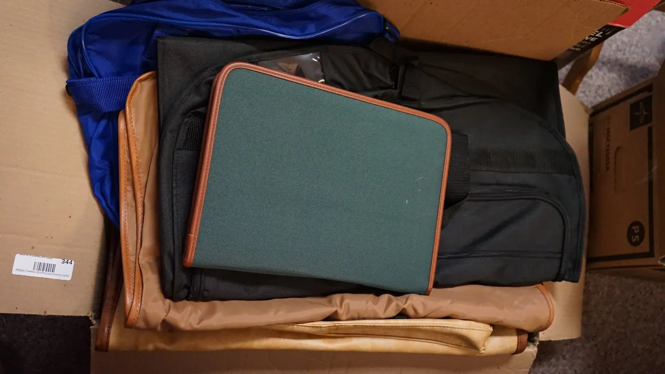 Box of Misc. Bags