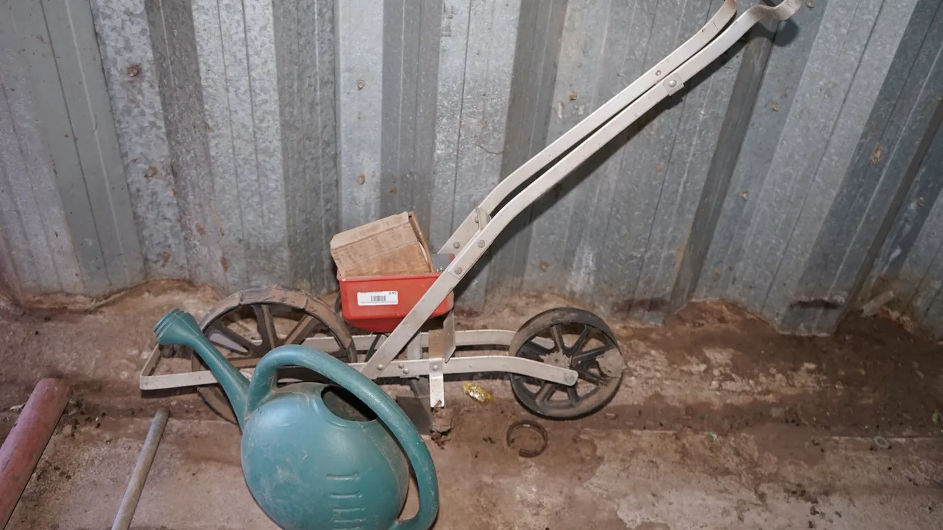 Garden Seeder with Water Can