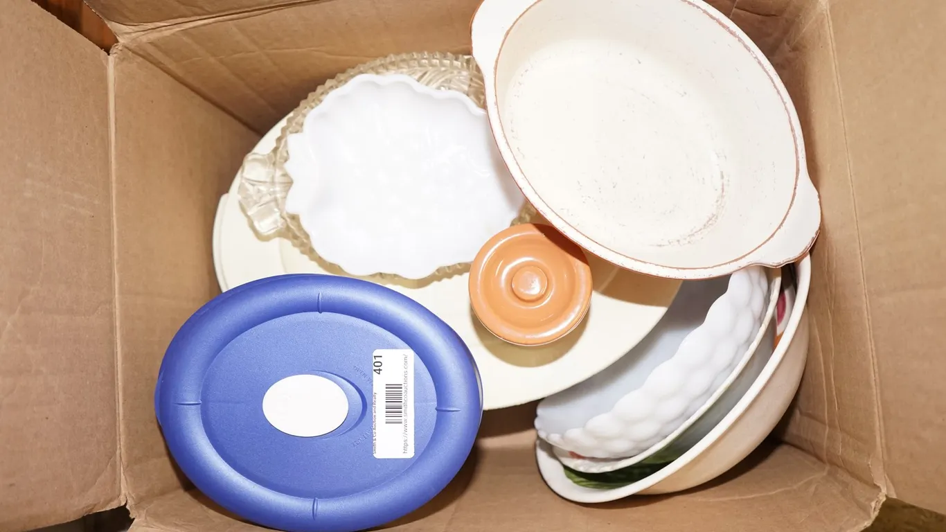 Anchor Hocking Pot with Misc. Serving Dishes