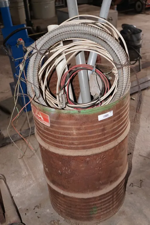Drum of Misc. Electric Wire, PVC