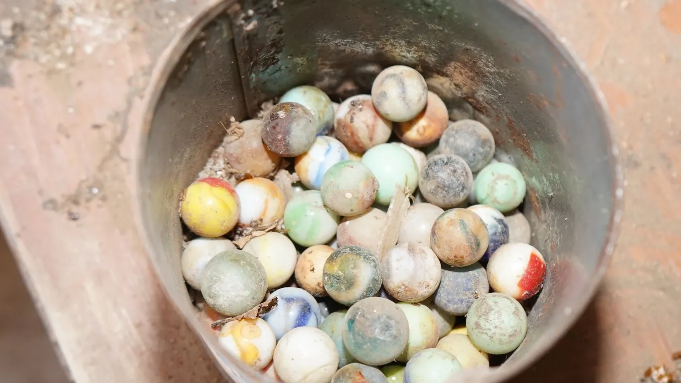 Can of Misc. Marbles