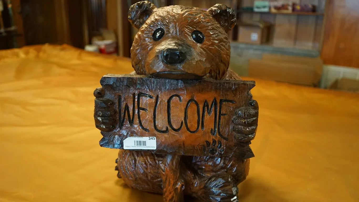 Welcome Bear Sign