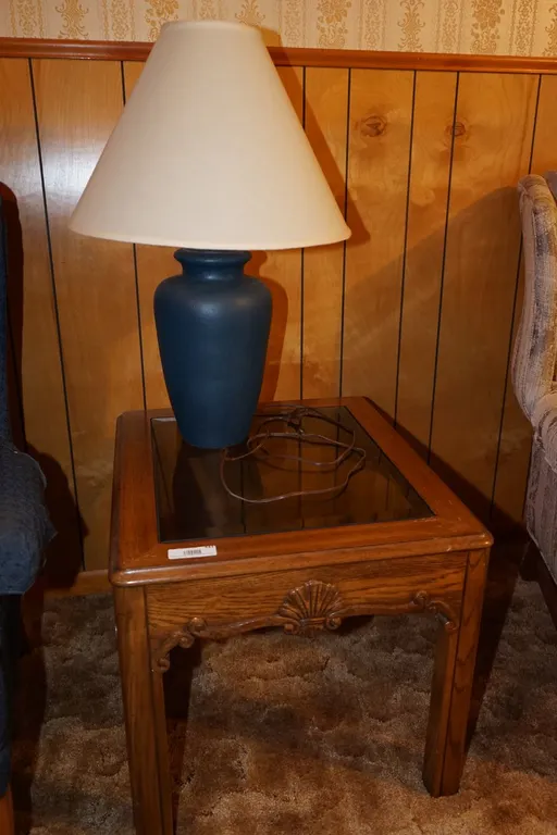 2 Wood End Tables