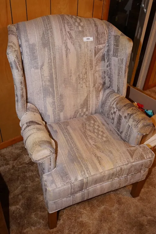 Multi Color Wing Back Chair