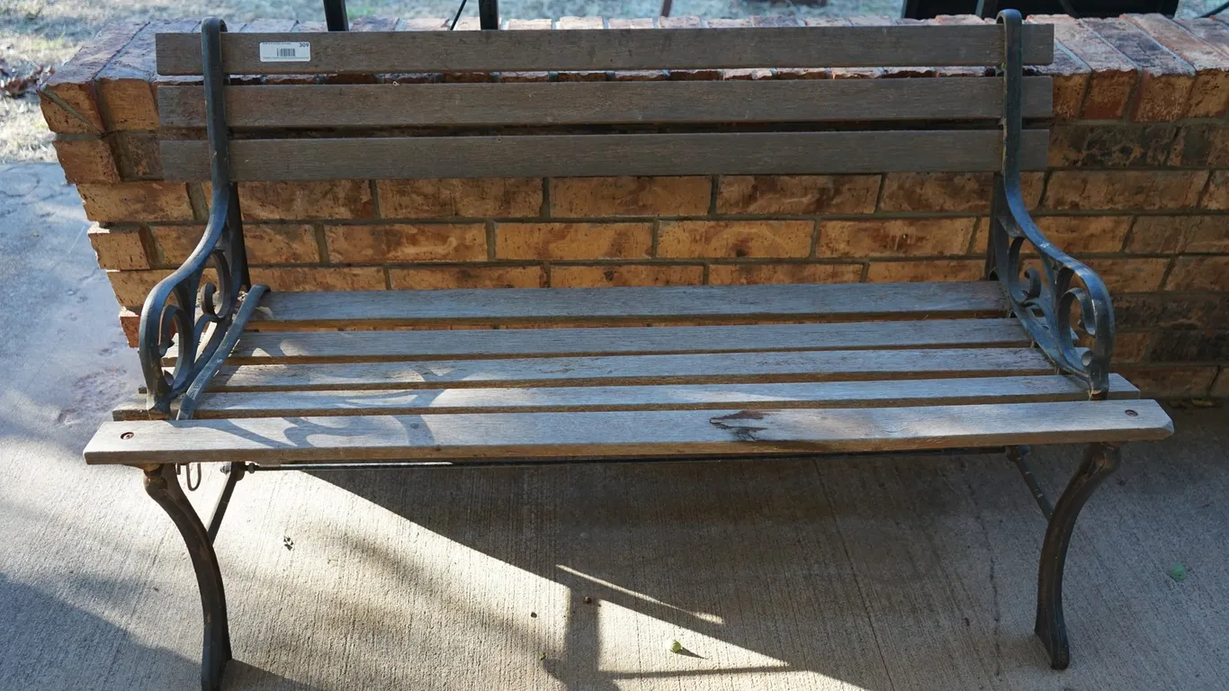 Cast Iron / Wood Bench