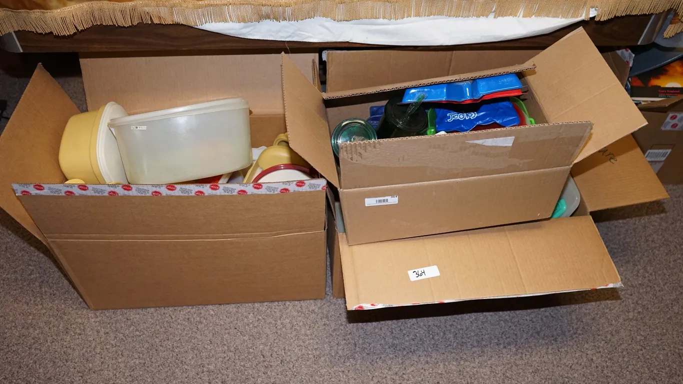 3 Boxes of Misc. Tupperware