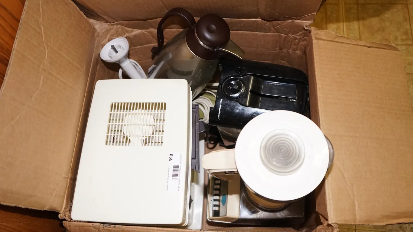 Coffee Maker, Blender, Toaster