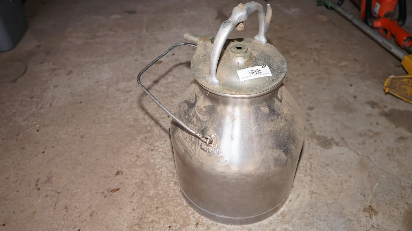 Vintage Delavai Milking Can