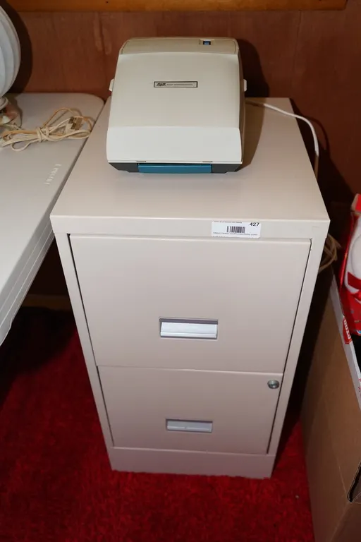SMC Figurematic with 2 Drawer Metal File Cabinet