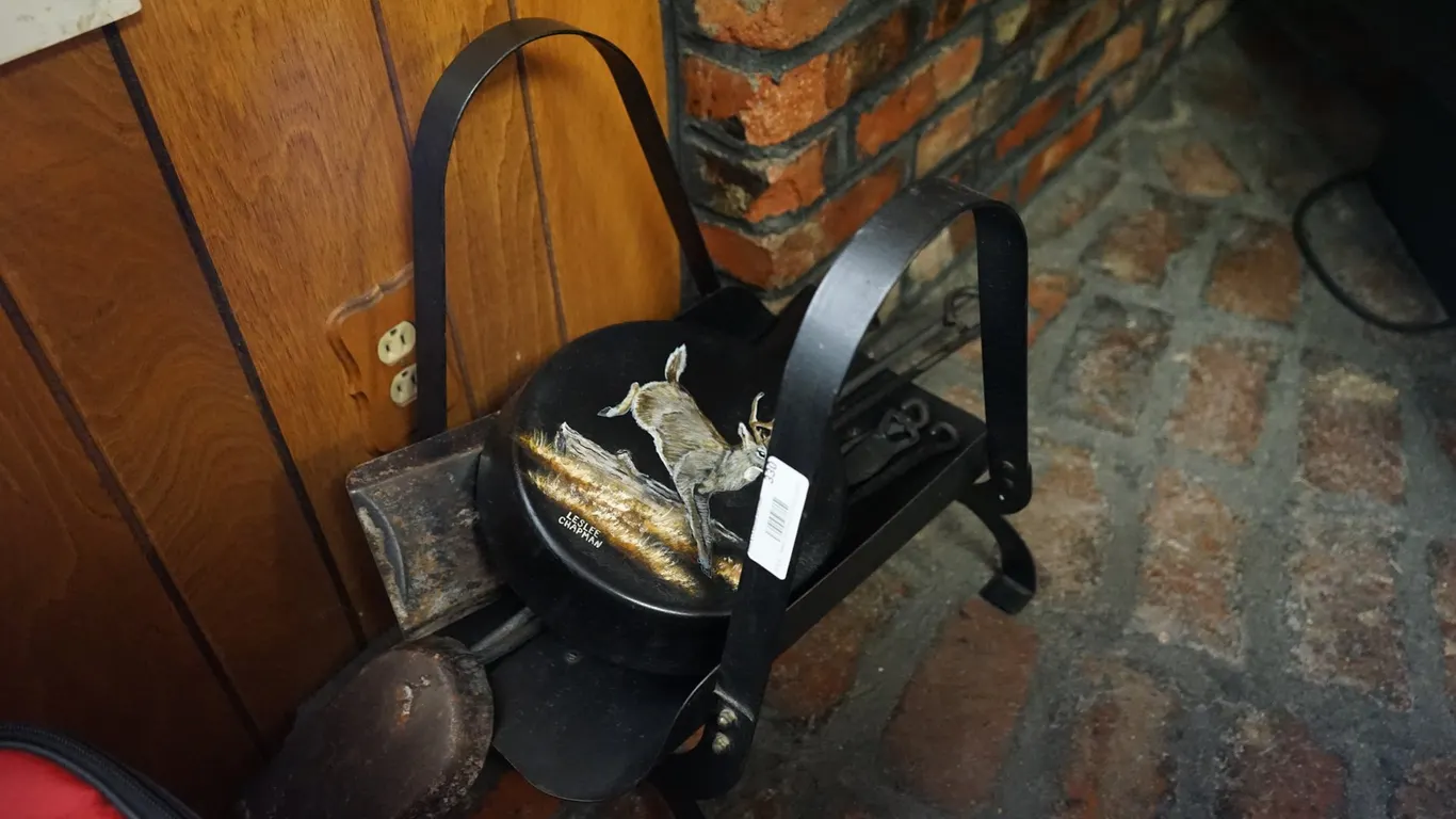 Fireplace Log Holder & Tools
