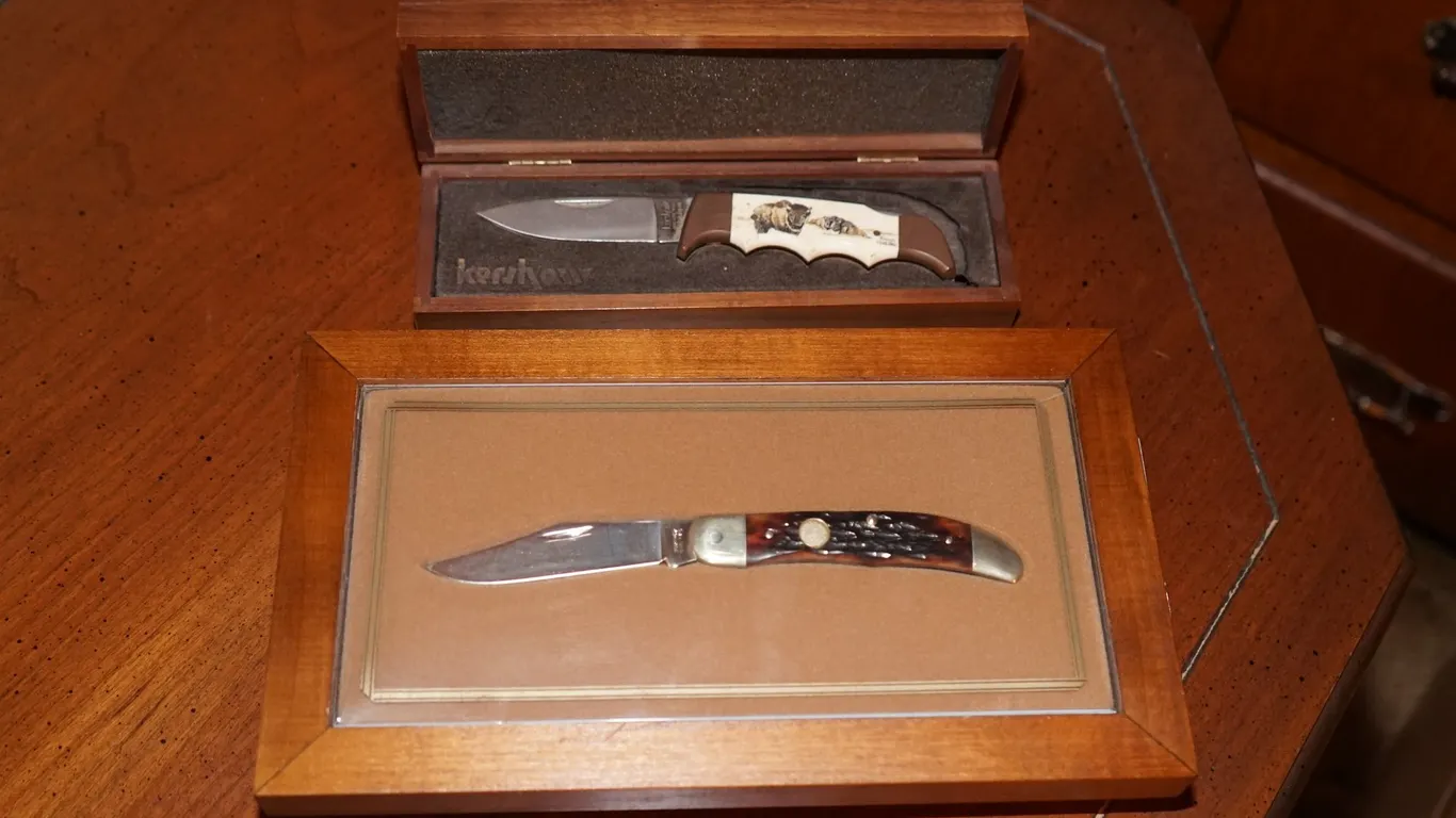 Knife Collection of Kershaw 1040 Oregon USA by Kai Japan