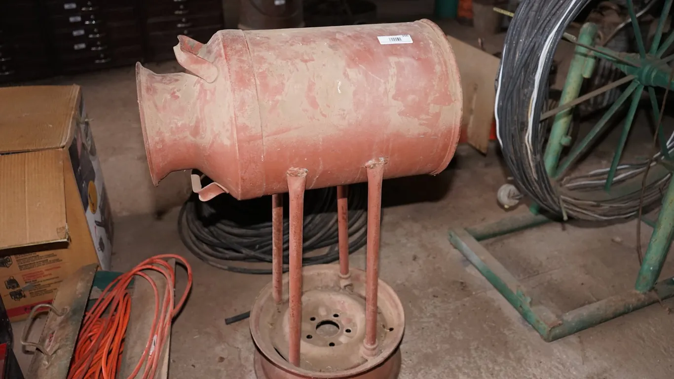 Homemade Milk Can, Roping Dummy