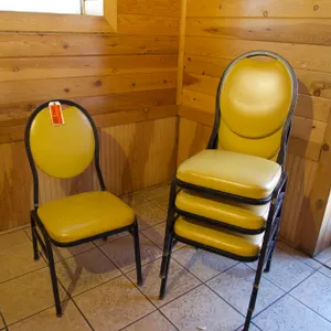 (4) Metal Chairs