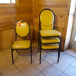 (4) Metal Chairs