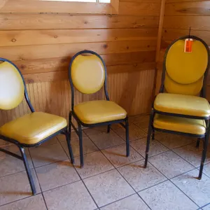 (4) Metal Chairs